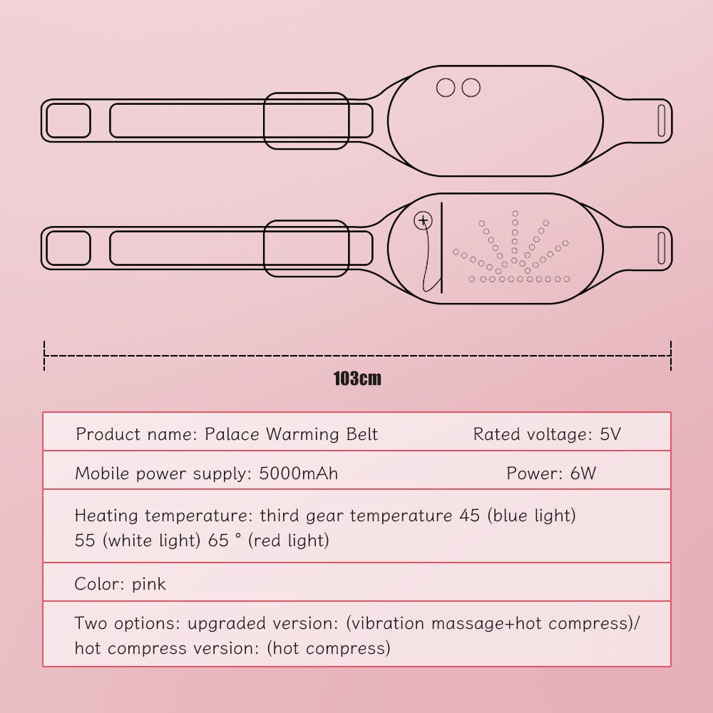Electric Heated Menstrual Pad
